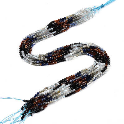 Natural Mixed Gemstone Beads Strands