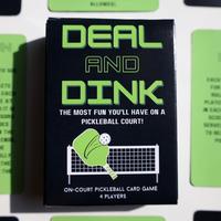 On-Court Pickleball Card Game - Deal and Dink Card Game - Perfect Gift for Pickleball Players