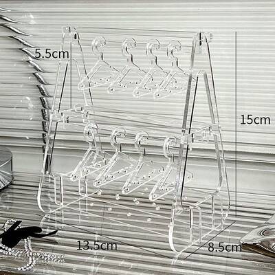 2-Tier Acrylic Earrings Display Stands