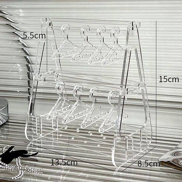 2-Tier Acrylic Earrings Display Stands