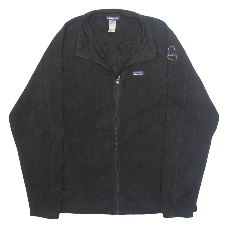 PATAGONIA Mens Fleece Jacket Black XL