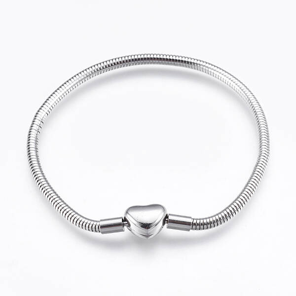 Tarnish Resistant 304 Stainless Steel European Style Chains Bracelet Making