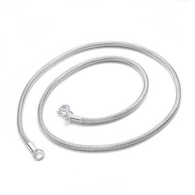 304 Stainless Steel Snake Chain Necklaces