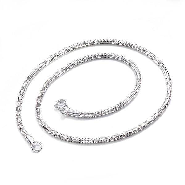 304 Stainless Steel Snake Chain Necklaces