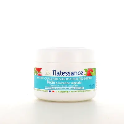 Natessance Sublimator Regenerating Hair Mask Vegetable Oil and Keratin 200ml