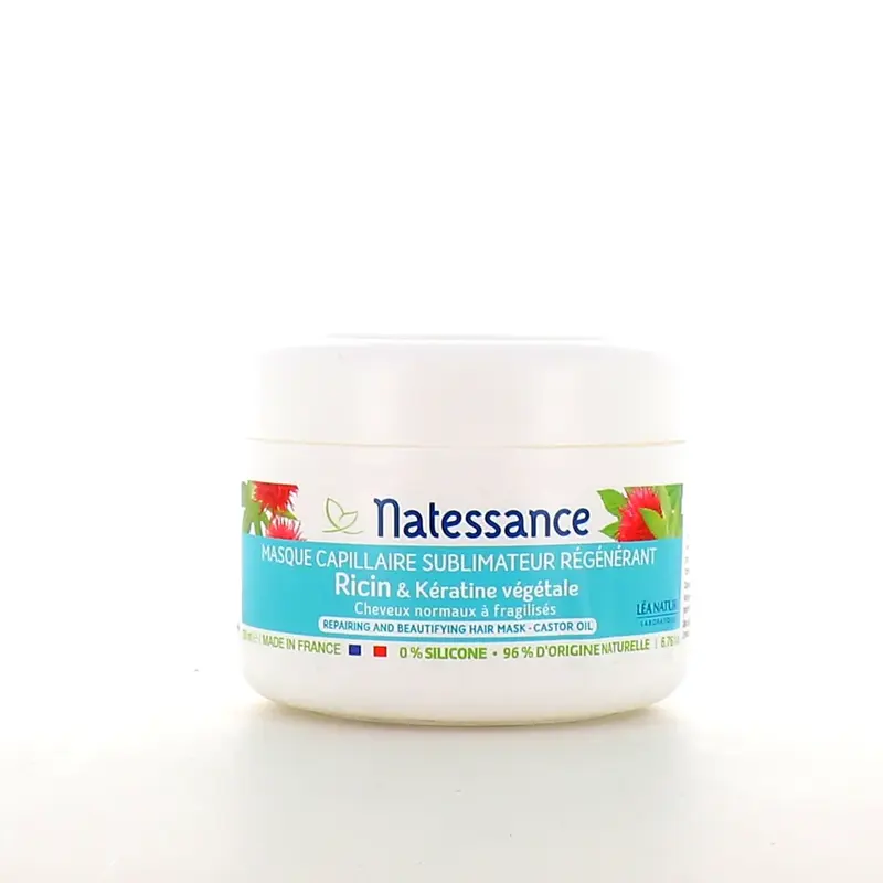 Natessance Sublimator Regenerating Hair Mask Vegetable Oil and Keratin 200ml