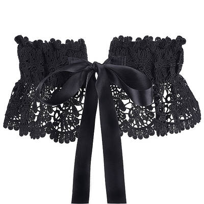 Polyester Bowknot Wide Elastic Corset Belts