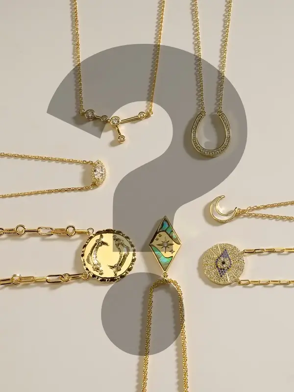 Sterling Forever Necklace Mystery Bundle & Jewelry Case - 3 Pcs. Necklaces & 1 Pc. Accessories Box