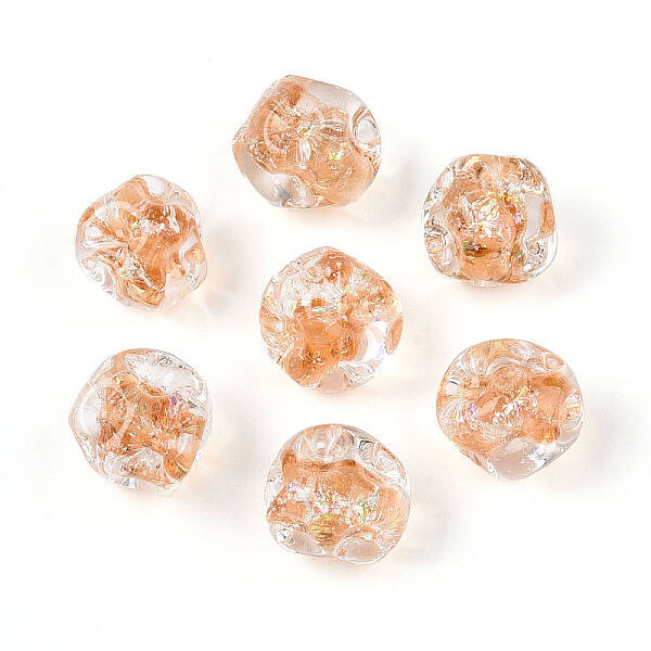 Handmade Foil Lampwork Beads