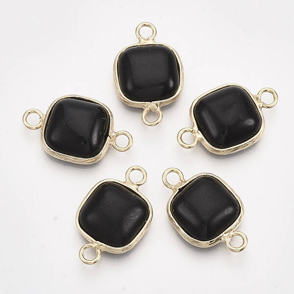 Natural Black Stone Links