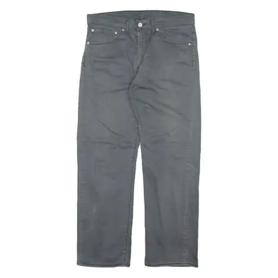 LEVI'S 751 Mens Trousers Grey Regular Straight W34 L30