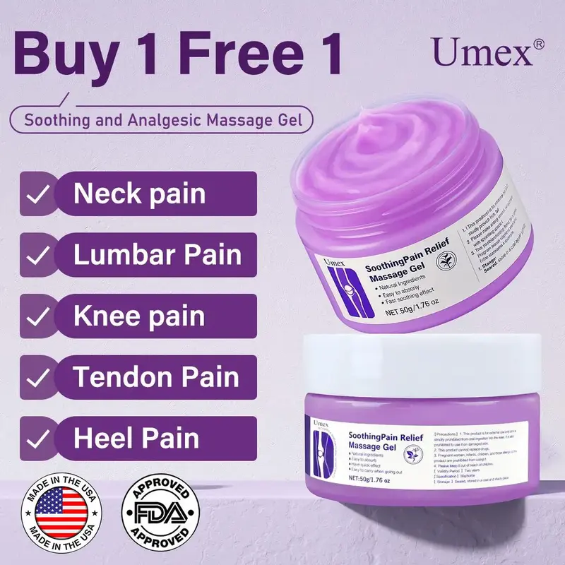 【Buy 1 Get 1 Free】 High-Performance Joint & Bone Gel | Supports Back, Neck, Feet, and Hands | Relieves Pain & Offers Mois...