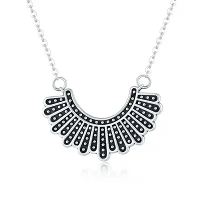 Sterling Silver Feather Pendant Necklace for Women