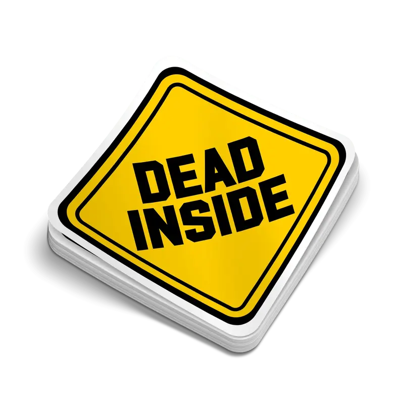 Dead Inside - Hard Hat Decal