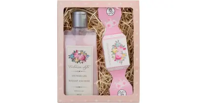 Bohemia Gifts & Cosmetics Victorian Style Gift Set Shower Gel 200ml + Handmade Soap 30g
