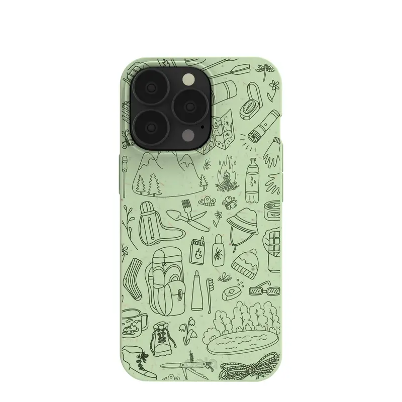 Sage Green Ready to Hike iPhone 13 Pro Case