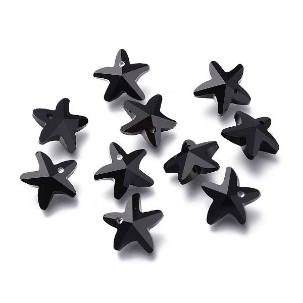 Faceted Glass Charms