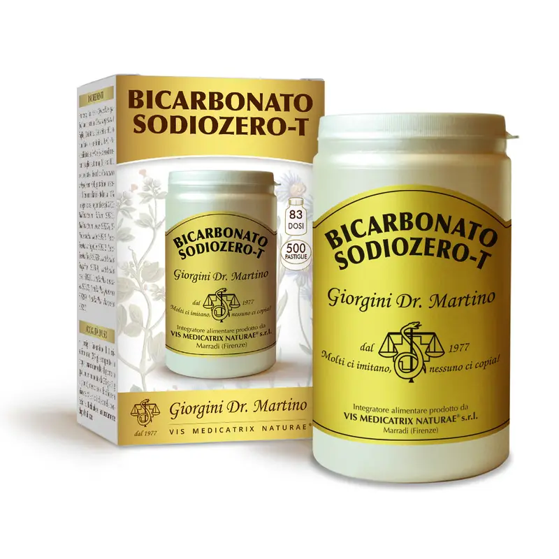 Dr Giorgini Bicarbonate Sidiozero-T 500 tablets of 600 mg - 300 gr