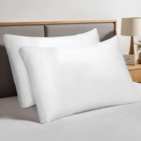 Utopia Cooling Hotel Quality Gusseted Pillows Set of 2 for Back, Stomach or Side Sleepers - King & Queen Size (White)