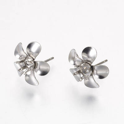 Tarnish Resistant 304 Stainless Steel Stud Earring Findings