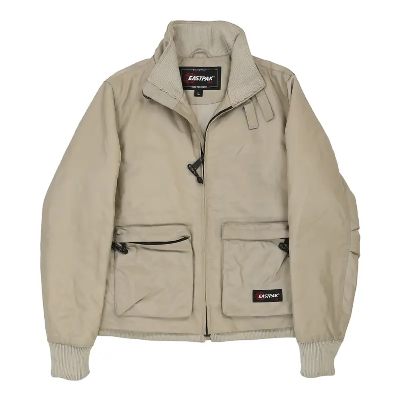 Eastpak Jacket - Large Beige Nylon Blend