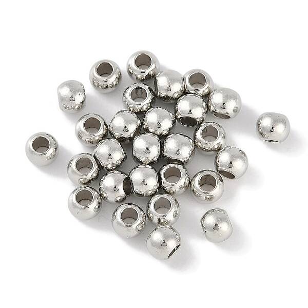 CCB Plastic Round Beads