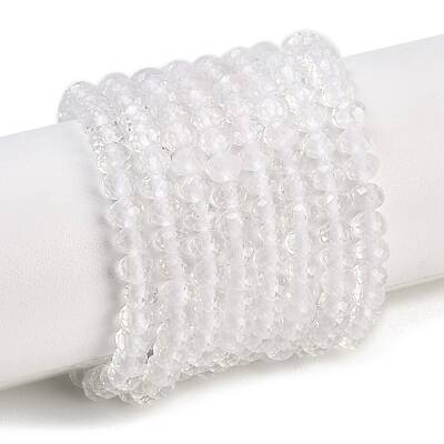 Natural Quartz Crystal Beads Strands