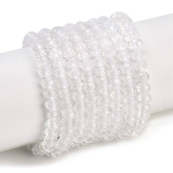 Natural Quartz Crystal Beads Strands