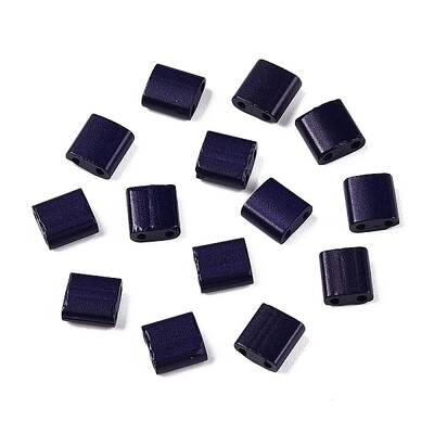 2-Hole Baking Paint Glass Seed Beads