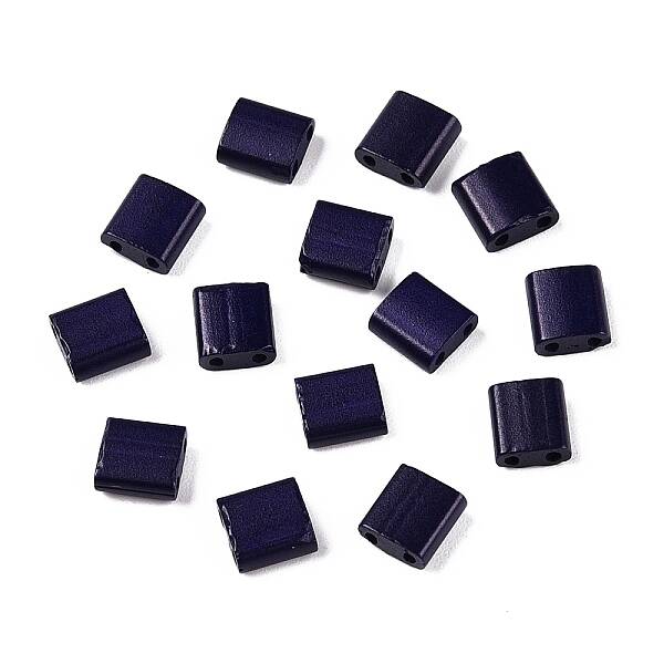 2-Hole Baking Paint Glass Seed Beads