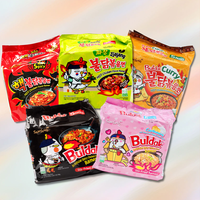 Samyang Buldak Ramen 5pk (Assorted Flavors) - Carbonara/Hot Chicken/Cheese/Curry/Jjajang /2x Spicy- Korean Instant Noodle