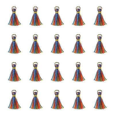 Polycotton(Polyester Cotton) Tassel Pendant Decorations