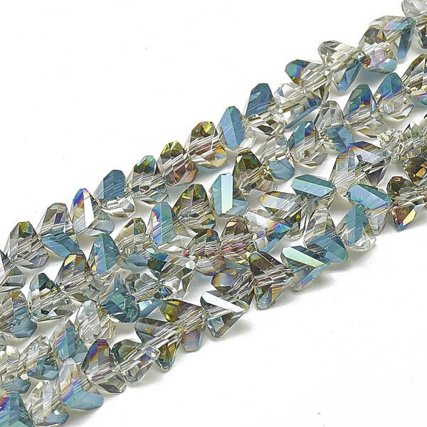 Electroplate Glass Beads Strands