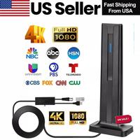 2025 Upgrade TV Antenna 4K HD Digital Indoor/Outdoor - 12000+ Mile Long Range, Smart Amplifier & Free Local Channels! Cord-Cu...