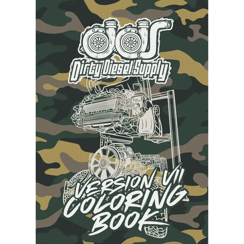 Dirty Diesel Supply Version 7 Truck Coloring Book - Perfect for Kids and Adults