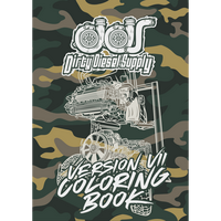 Dirty Diesel Supply Version 7 Truck Coloring Book - Perfect for Kids and Adults