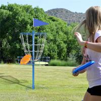 Yaheetech Portable Disc Golf Basket Target - 12-Chain, 25.2\
