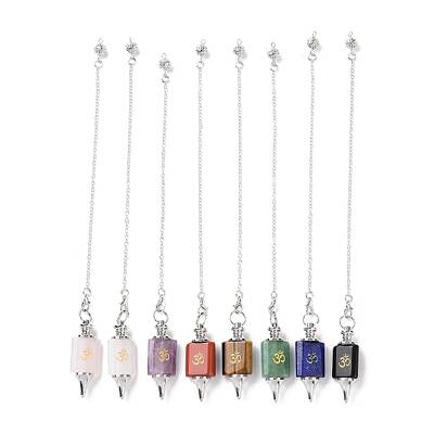 Mixed Gemstone Dowsing Pendulum Big Pendants