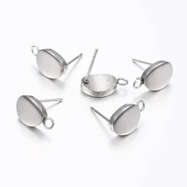 Non-Tarnish 304 Stainless Steel Stud Earring Findings