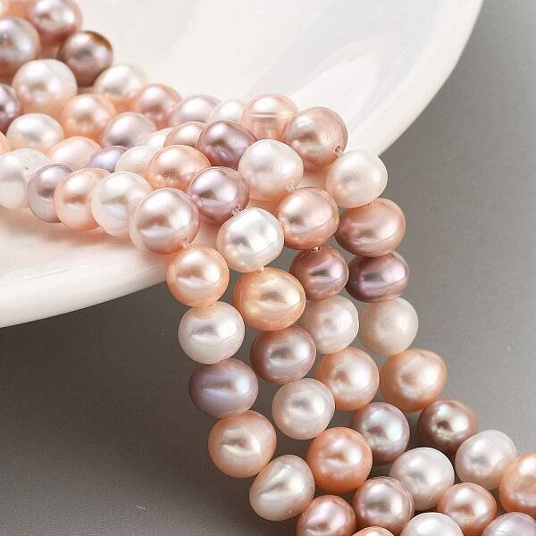 Natural Cultured Freshwater Pearl Beads Strands