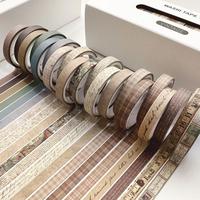 DIY Washi Multifunction Tape Set, 20 Rolls/box Retro Washi Tape, Creative Decorative Tape for Scrapbooking, Journaling, Gift ...