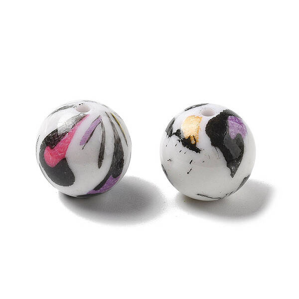 Printing Opaque Acrylic Beads
