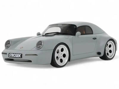 2023 Strosek Mega 30 Speedster (Porsche 911) Classic Gray 1/18 Model Car by GT Spirit