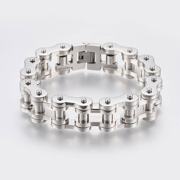 Tarnish Resistant Men's 201 Stainless Steel Bracelets