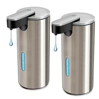 Mother's Day Gift, Stainless Steel Automatic Soap Dispenser, 2 Counts Touchless Electric Sensor Hand Free Bathroom Liquid Soa...