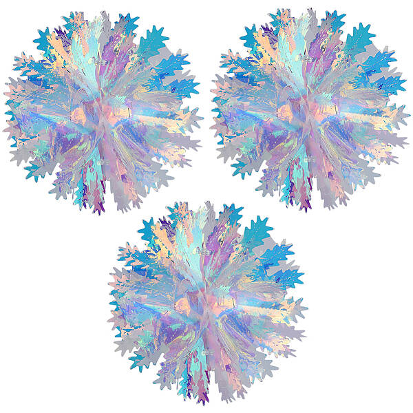 PET Snowflake Pendant Decorations