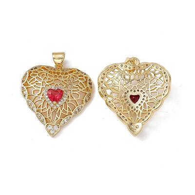 Brass Cubic Zirconia Pendants