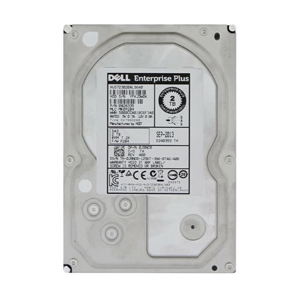 0B26335 Dell 2TB 6Gb/s SAS 7200 3.5-Inch Hard Drive