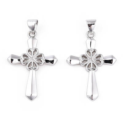 Rhodium Plated 925 Sterling Silver Pendants