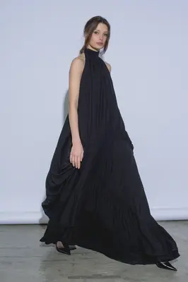 ALAYA MAXI DRESS BLACK